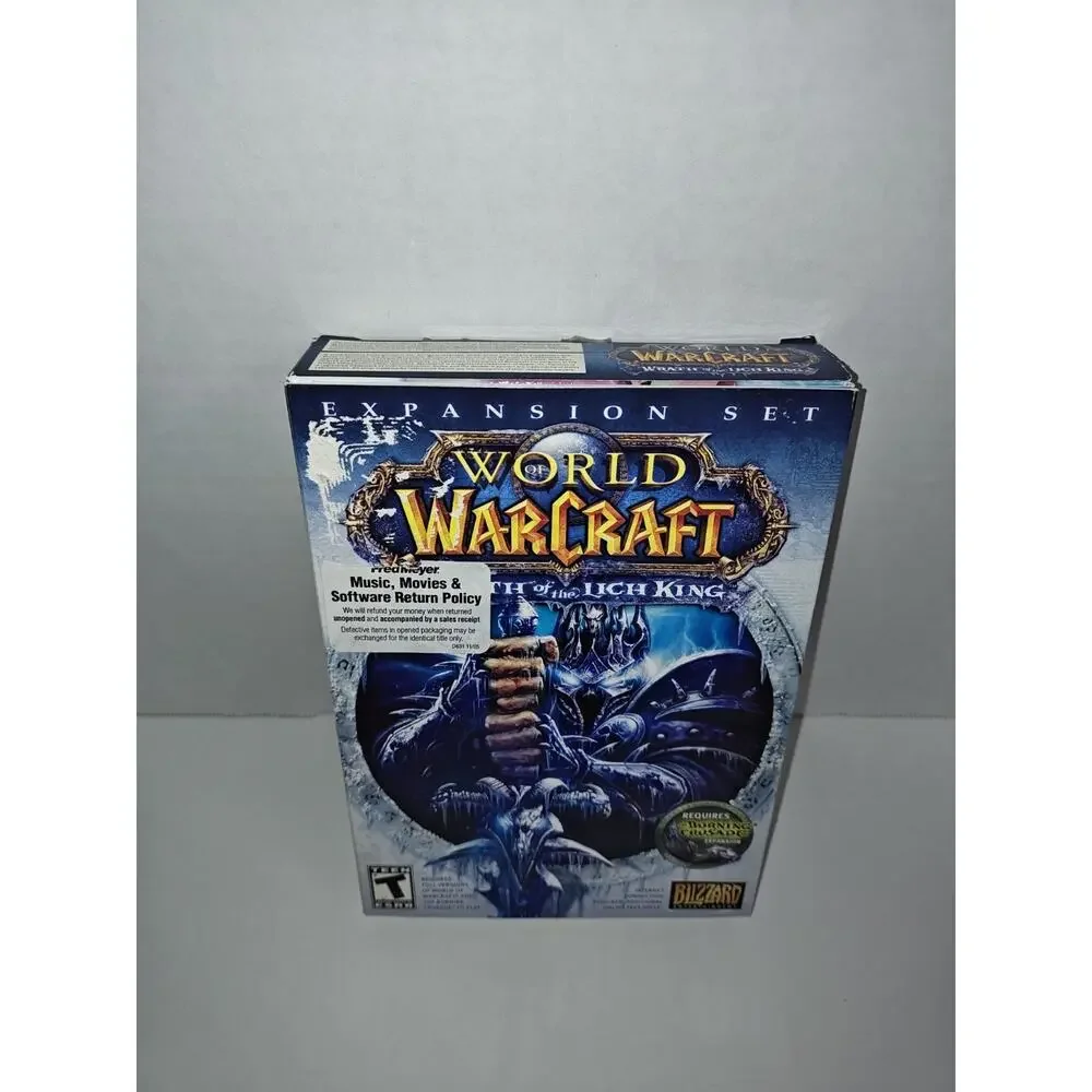 World of Warcraft: Wrath Of The Lich King Expansion Set PC Gaming Game In Box